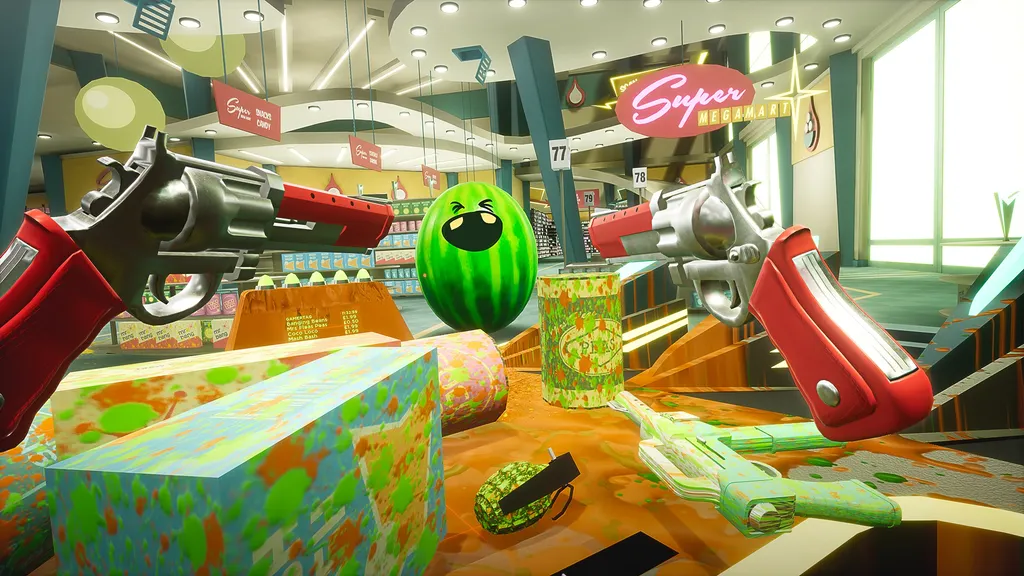 Job Simulator Meets The Shooting Range In The Frantic Shooty Fruity