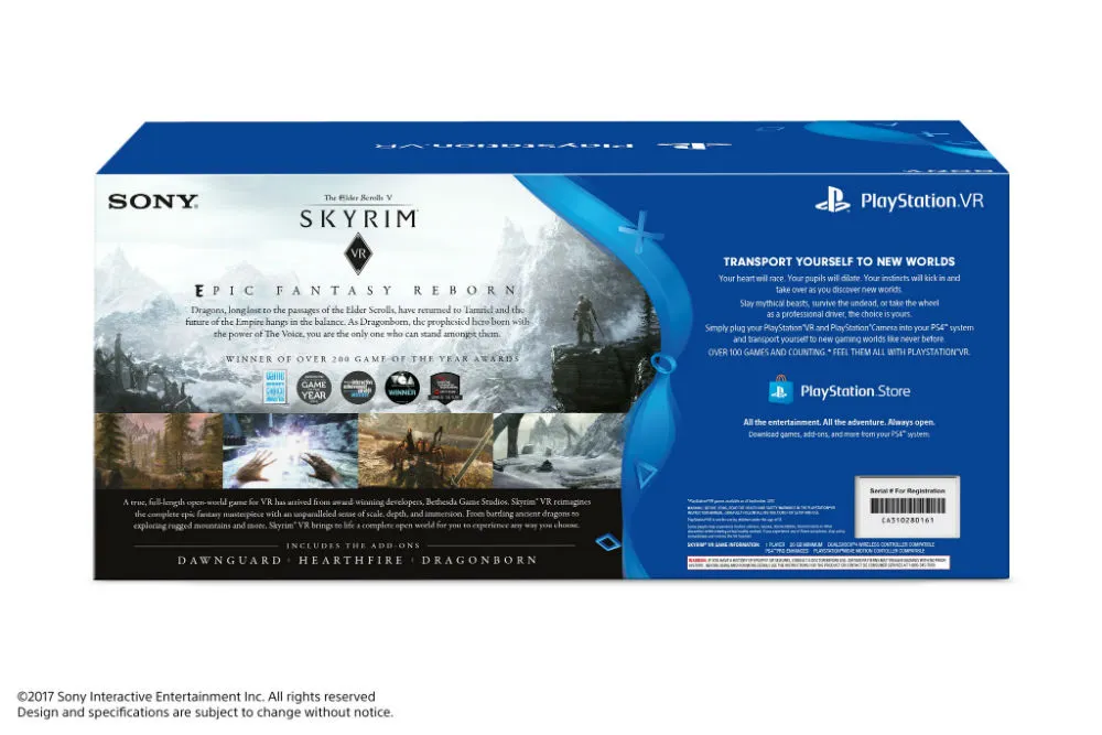 Sony Reveals Skyrim VR PSVR Bundle, New TV Spot