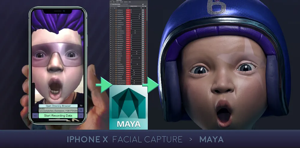 Using iPhone X With Maya For Quick And Cheap Facial Capture