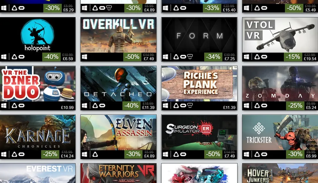 Fallout 4, Onward Among Steam's Highest-Grossing VR Games Of 2017