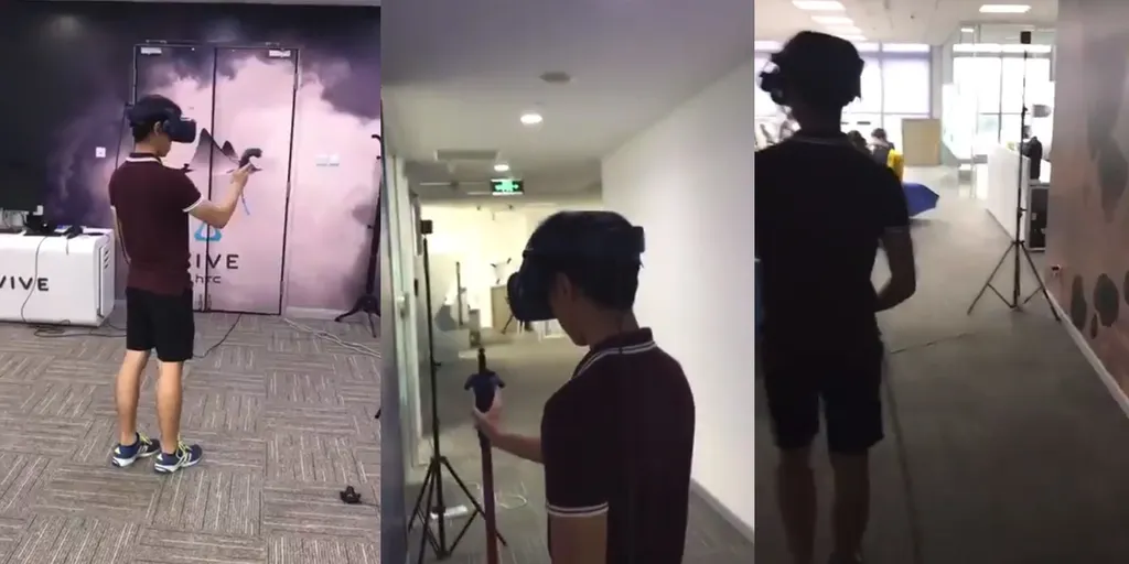 HTC SteamVR 2.0 Video Shows Vive Pro User Navigating Three Rooms