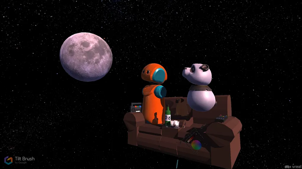 Jump Into Tilt Brush With Vreal And Revisit Creations Together