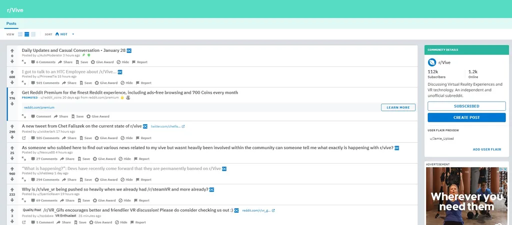 Vive Developers Flock To New Subreddit Amidst Moderator Fallout