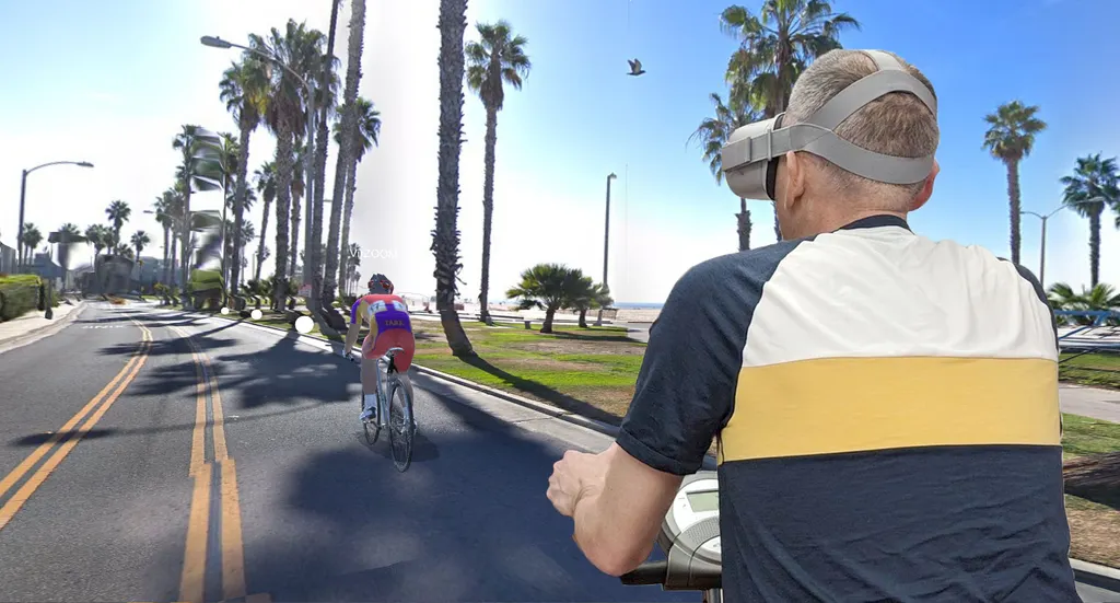 VirZoom Quest Review: Your Exercise Bike Takes Off With The Oculus Quest