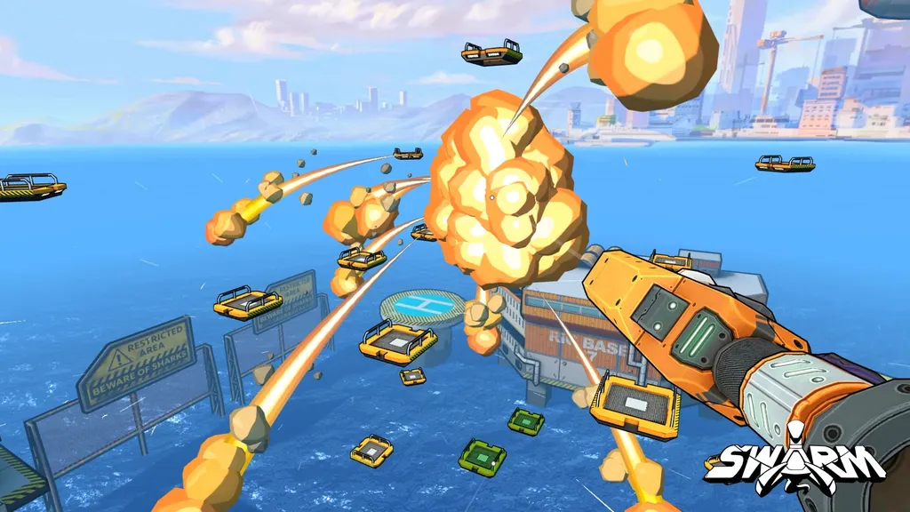 Swing And Shoot Through 'Swarm', An Arcade-Style Shooter Coming To Quest, PC VR