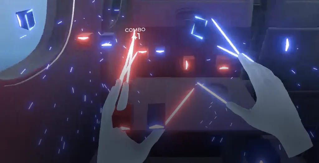 Beat Saber AR Concept Imagines Miniature Lightsaber Fingers