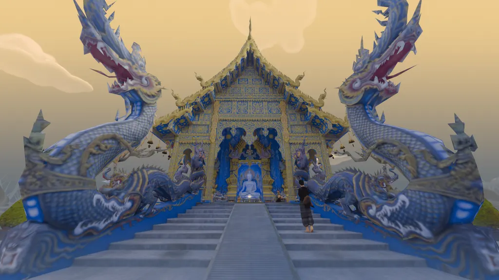 Puzzling Places Adds Blue Temple In Free Update On Quest And PSVR