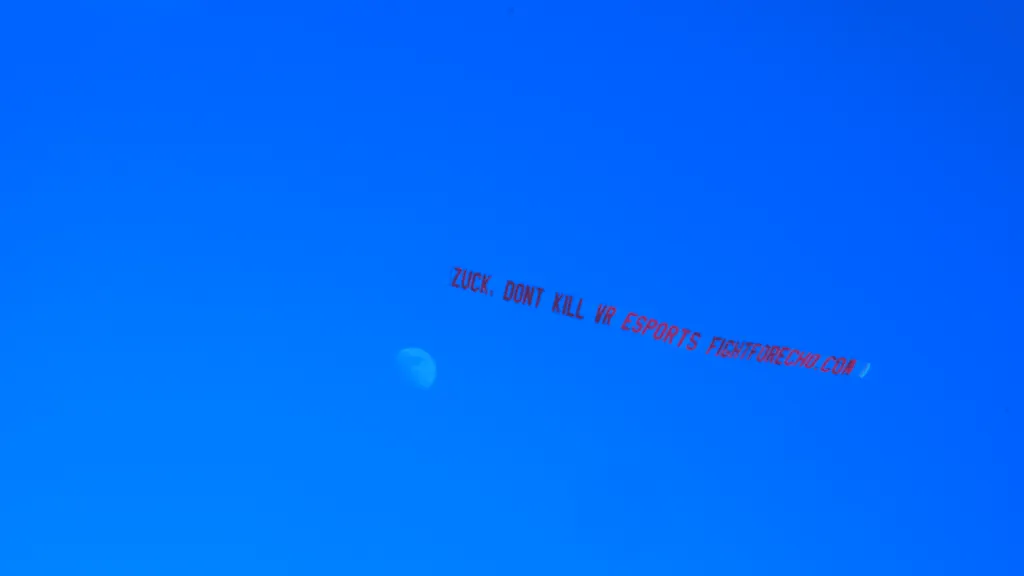 Echo VR Fans Plea To Zuck With Aerial Ad