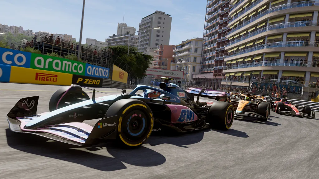 F1 23 screenshot - Alpine car in Monaco