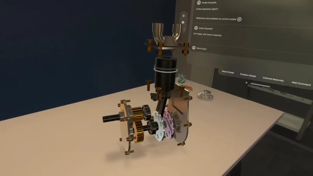 Onshape Uses Apple Vision Pro To View 3D CAD Models