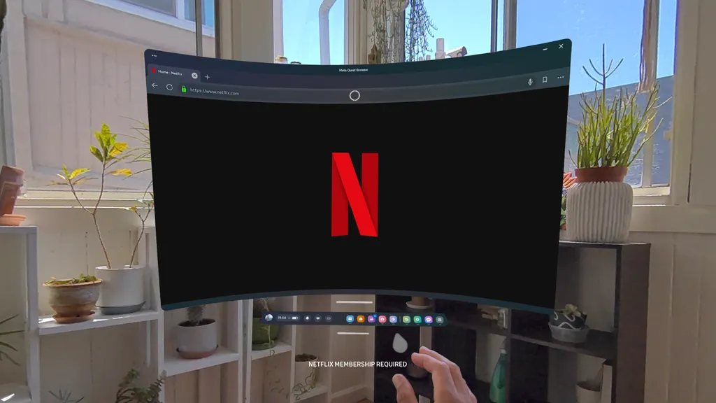 Quest's Web Browser Now Supports Netflix