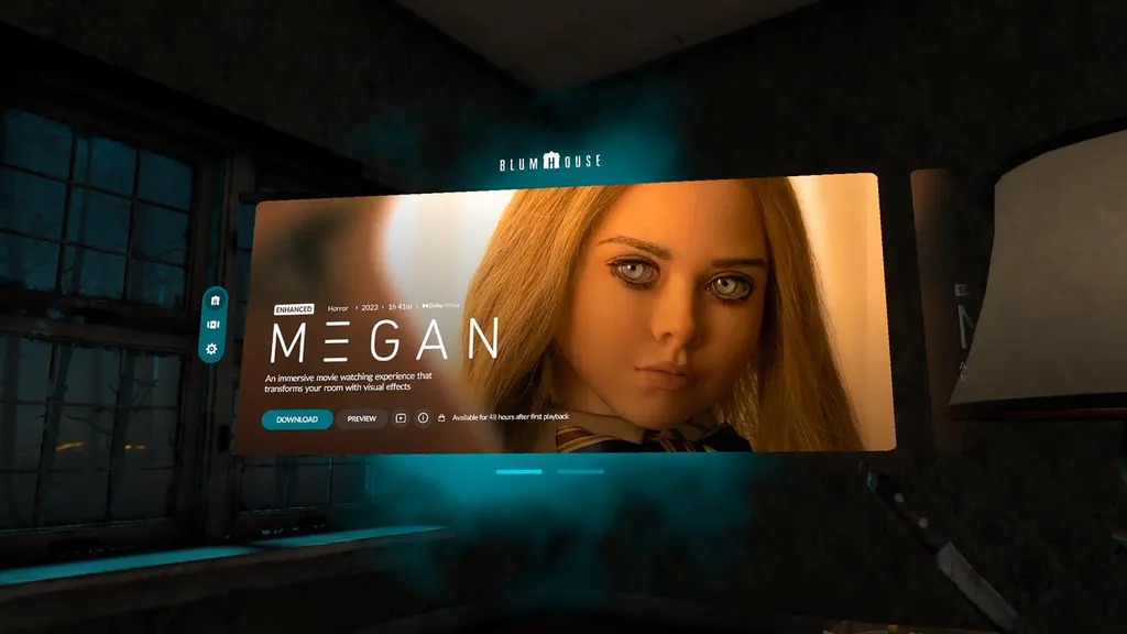 Blumhouse Enhanced Cinema For Quest 3 Will Show M3GAN With Immersive Effects