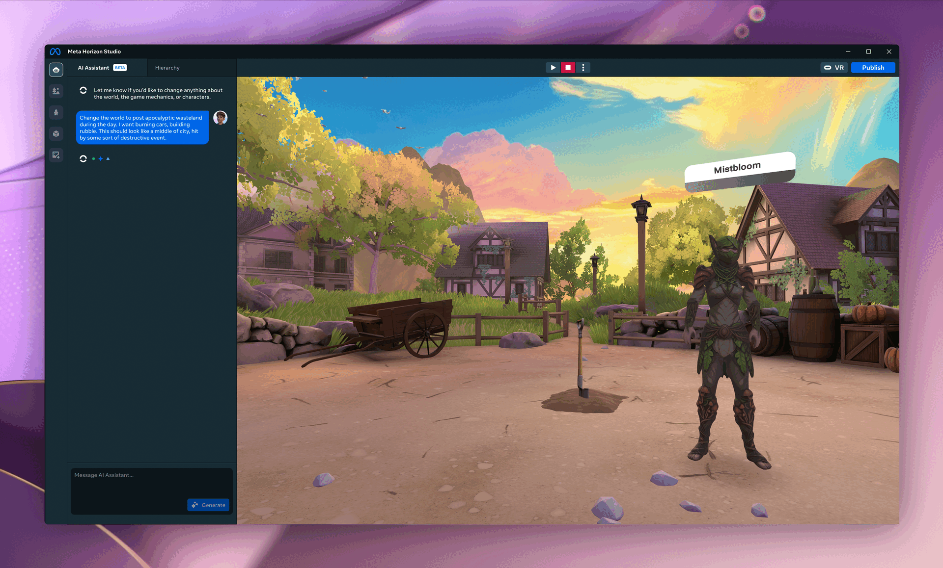 Meta Horizon Studio Will AI-Generate Just About Anything For Horizon Worlds