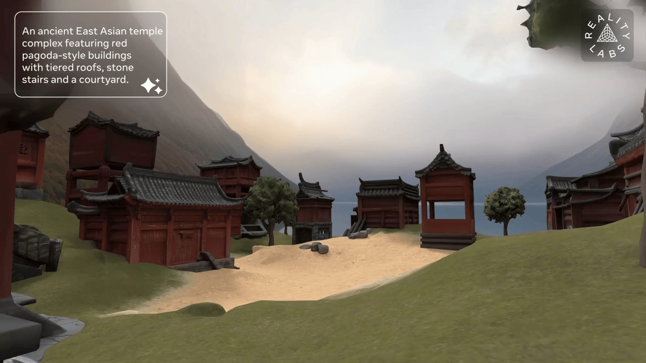 Meta's WorldGen AI-Generates 3D Worlds From A Text Prompt