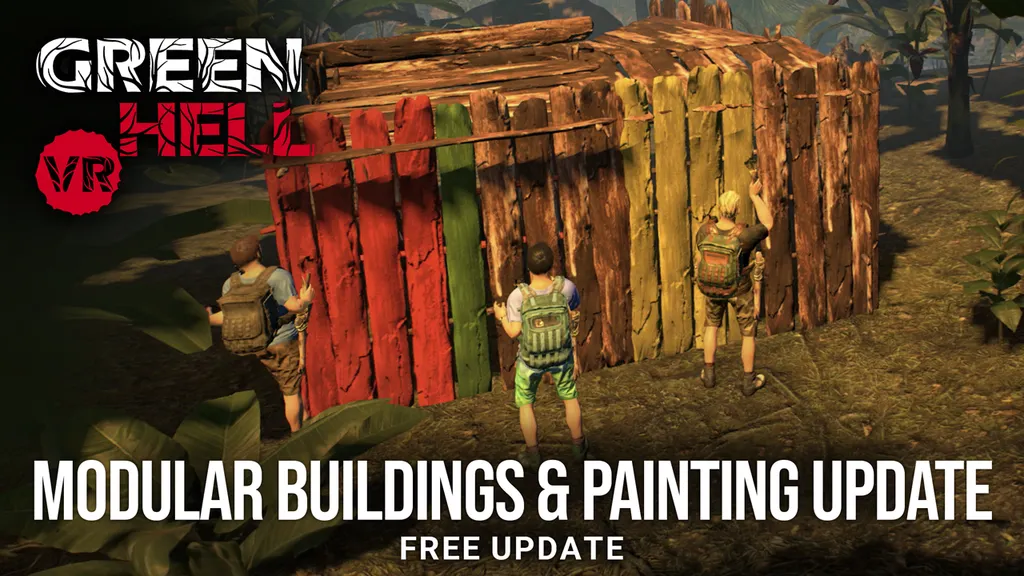 Green Hell VR Brings A Painting & Building Update To PlayStation VR2 & Meta Quest