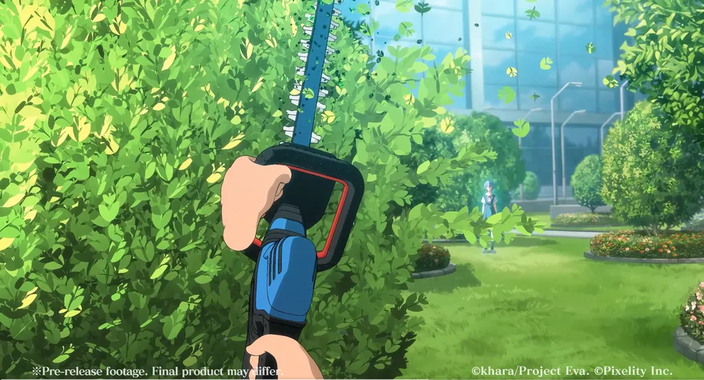 New Trailer Reveals Hedge-Trimming & Pie-Eating Gameplay In Evangelion: Δ Cross Reflections