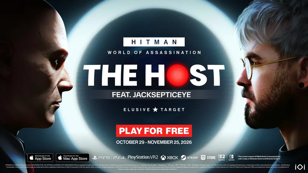 Hitman: World Of Assassination's Latest Elusive Target Is Jacksepticeye