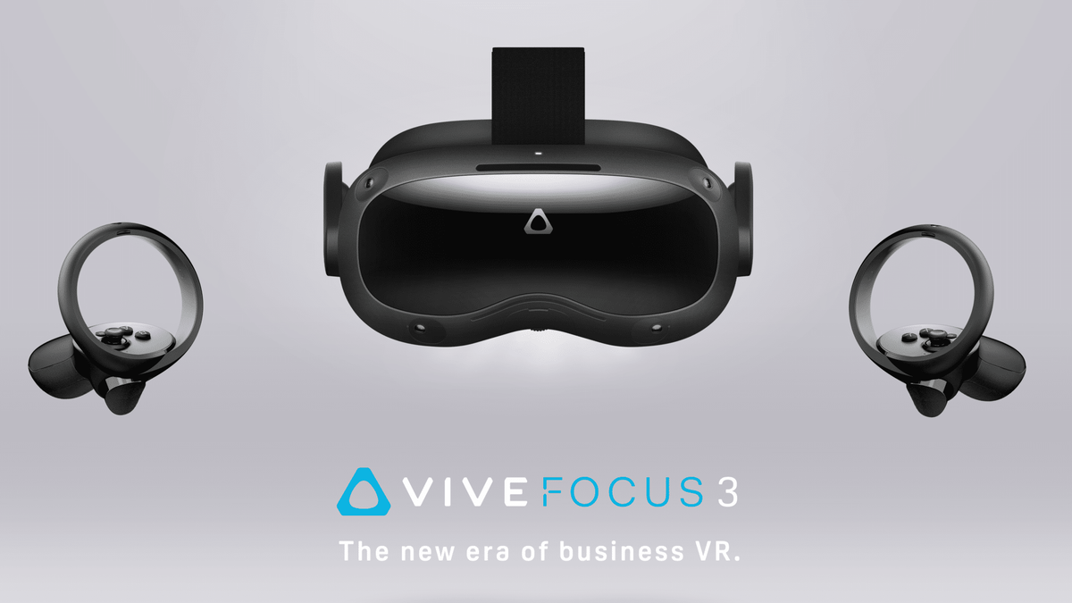 VIVE Focus 3 5K解像度、120°、90HzのハイエンドVRゲーム機 Vive Focus 3 Specs: 2.5K Per Eye LCD, 120° FoV, Swappable Rear