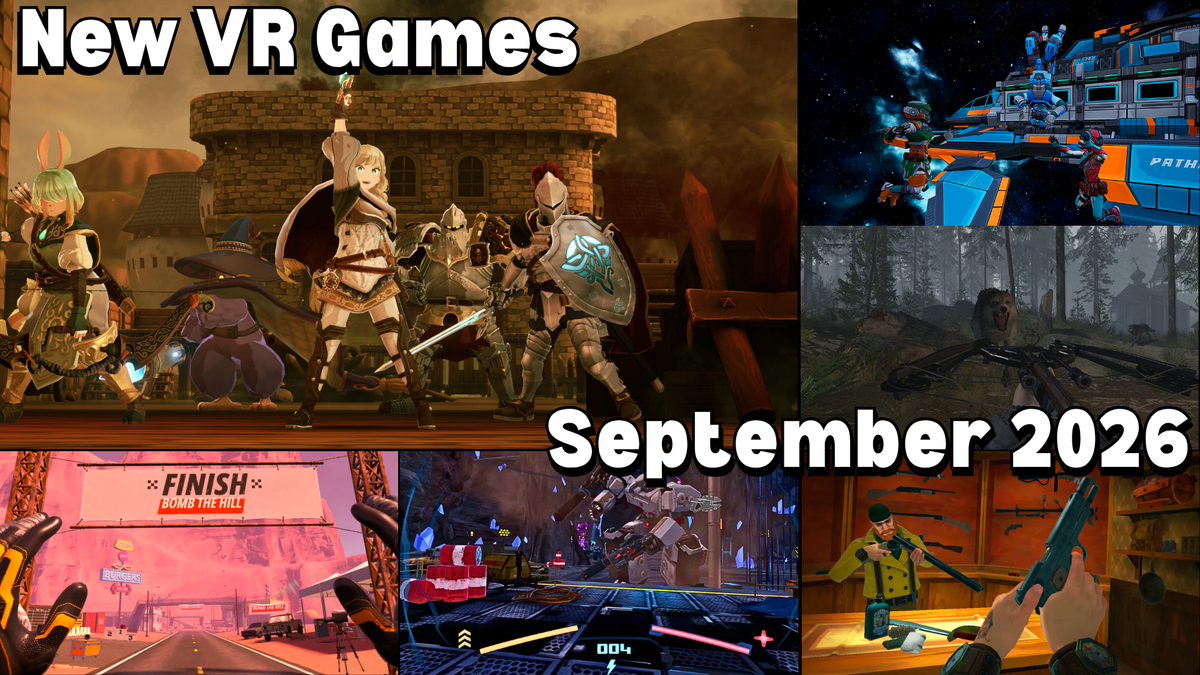 New VR Games & Releases September 2026: Quest, PS VR2, PC VR & More