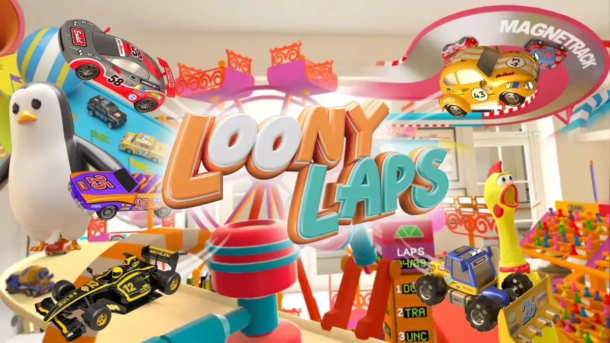 Гонки на игрушечных машинках в VR: Loony Laps выходит на Quest