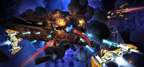 From planet-side to asteroid fields, Anshar Wars 2 is a complete Gear VR space-fighter