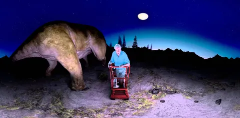 Meet The 'Titanosaur' In VR With David Attenborough