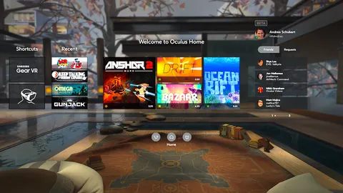 Oculus Home on Rift and Gear Now Look Identical