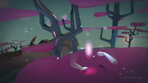 'Lucid Trips' Is An Illuminating VR Egg Hunt With A High-Flying Movement System