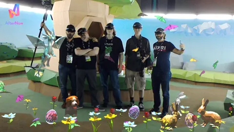 We Went On An AR Easter Egg Hunt At VRLA Using Microsoft's HoloLens