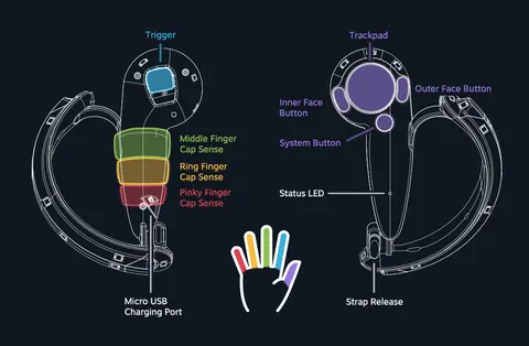 Valve's SteamVR Knuckles Controllers Revealed In Setup Guide