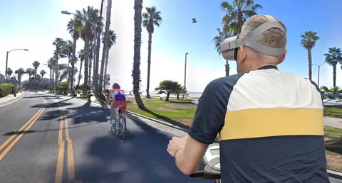 VirZoom Quest Review: Your Exercise Bike Takes Off With The Oculus Quest