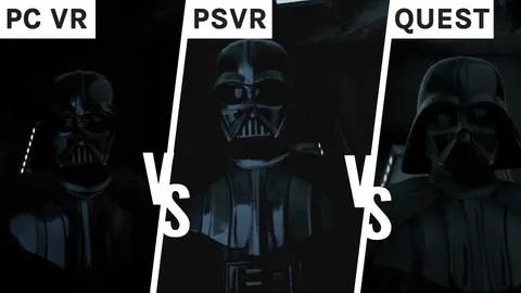 Star Wars: Vader Immortal PSVR vs PC VR vs Quest Graphics Comparison