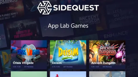 Applab.games Is SideQuest's URL For Experimental App Lab Games