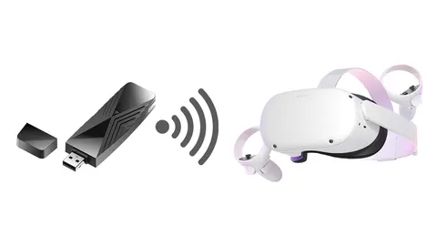 VR Air Bridge Wireless USB Dongle For Quest 2 Manual Leaks Online