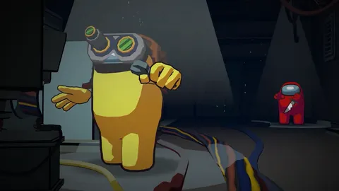 Among Us VR lights out mode