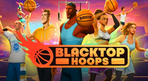 Blacktop Hoops VR key art