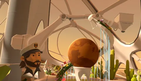 Walkabout Mini Golf Mars Garden Course Features Gravity Mode