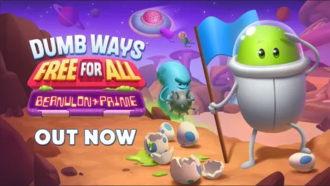 Dumb Ways: Free For All Goes To Space In New Beanulon Prime DLC
