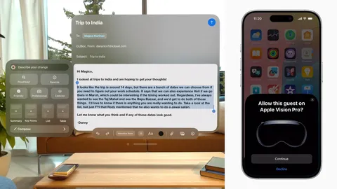 visionOS 2.4 Out Now, Bringing Apple Intelligence, Spatial Gallery & iPhone Integration