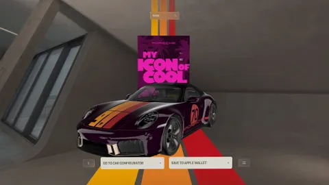 Porsche's Apple Vision Pro App Lets You Customize A 911 Spirit 70