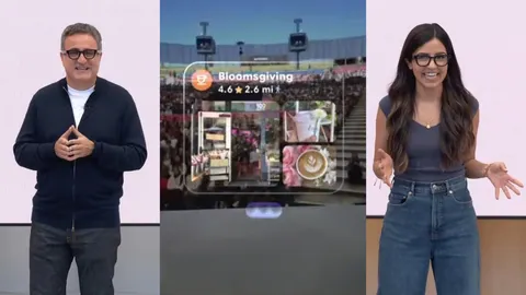 Google Showed Off Sleek Smart Glasses With A HUD Again At I/O