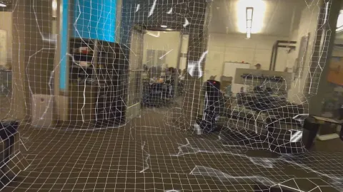 A Developer Implemented Continuous Scene Meshing On Quest 3