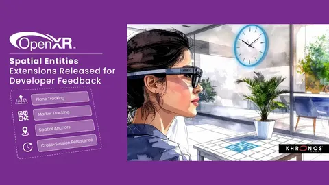 OpenXR Spatial Entities Extensions Standardize Surfaces, Markers, Anchors & Persistence