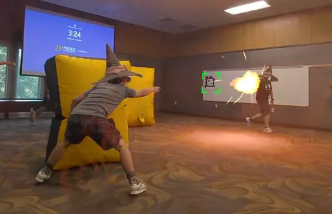 Wizardtag Is A Spellcasting Version Of The Amazing Quest 3 Game Lasertag