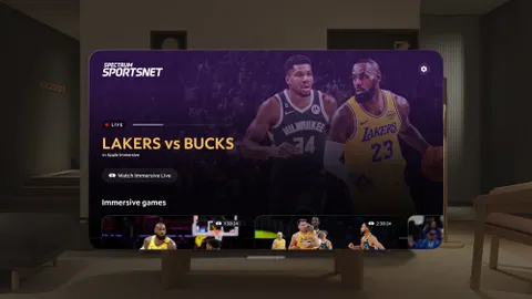 Attending Lakers Games In Apple Immersive Plays To VR's Strengths