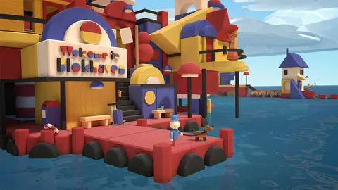Walkabout Mini Golf's New Blokhaven DLC, Out Now, Is Its Most Animated Course Ever