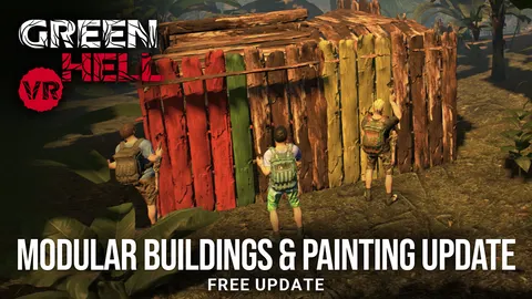 Green Hell VR Brings A Painting & Building Update To PlayStation VR2 & Meta Quest