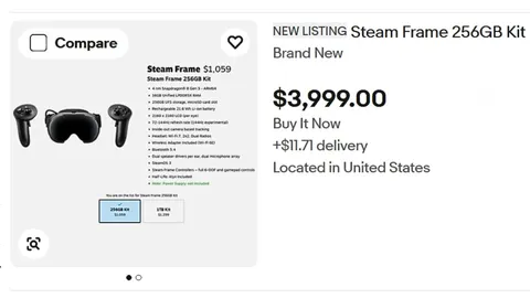 Scalpers & Scammers Swoop In To Prey On Waitlisted Would-Be Steam Frame Buyers