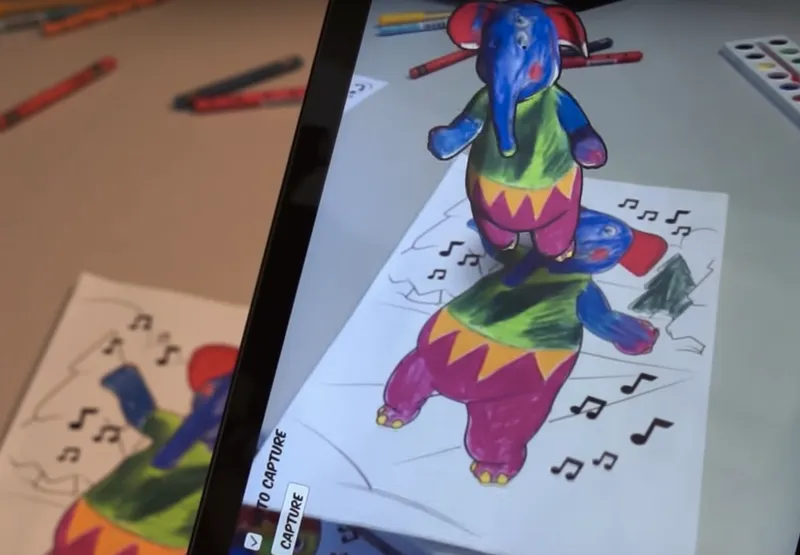Disney app creates AR characters from drawings