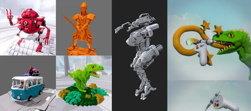 Dinosaurs, Robots and a New Logo as We Get a Fresh Look at Oculus Medium